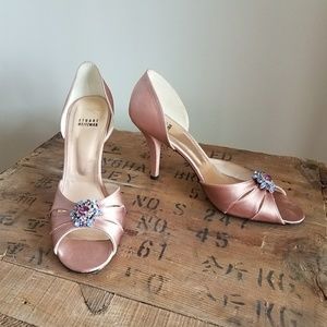Stuart Weitzman pink heels size 9